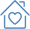 icon for TLC service, In-home support, daily living activities and duties